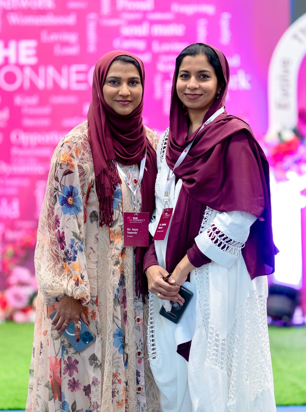 Dr. Asya Naseem and Ar. Saudha Backer